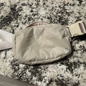 Lululemon white opal belt bag